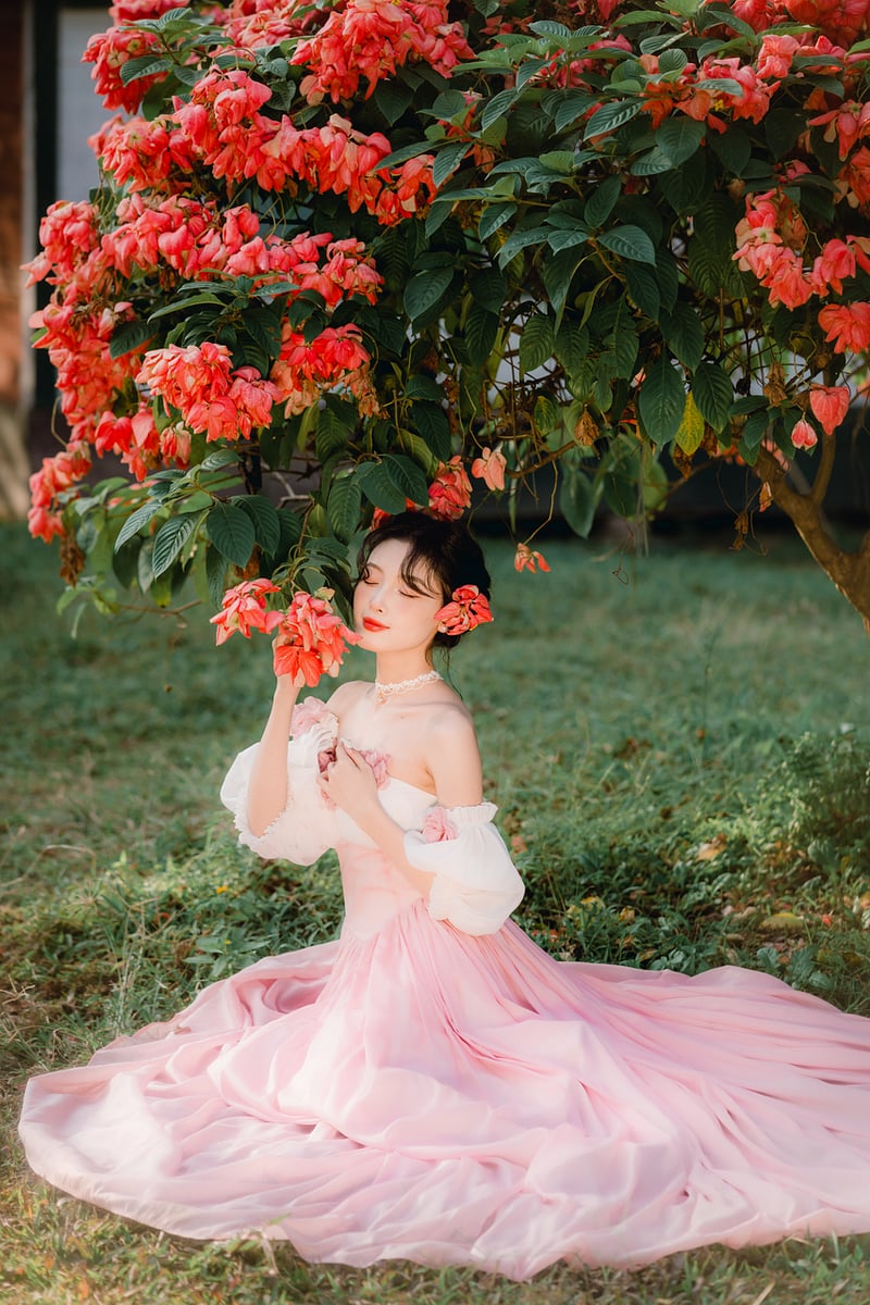 Bride in a meadow